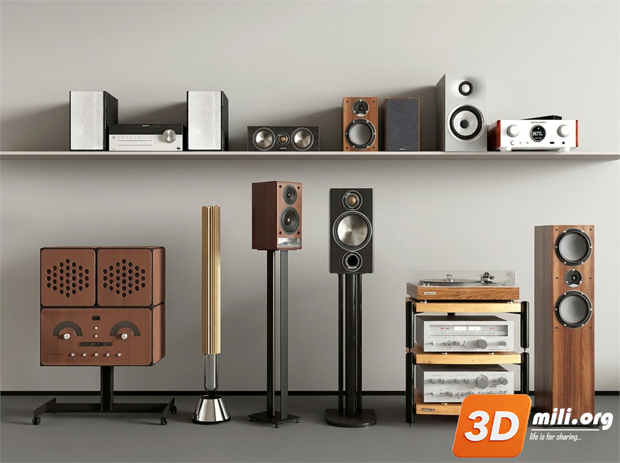 Audio tech 3D Models